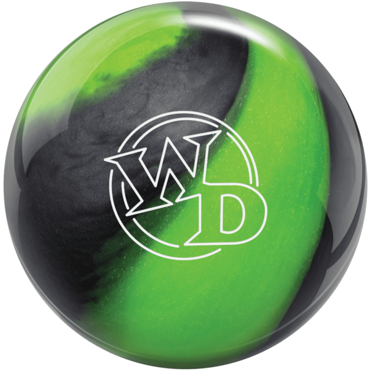 Columbia 300 White Dot Lime Swirl PRE-DRILLED Bowling Ball