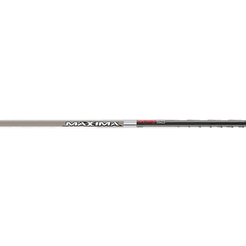 Carbon Express Maxima Red 6mm Stone Gray Shafts in 350 - Front View