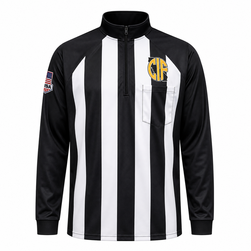 Smitty USA-729CIF-CFOA CFOA Light Weight Water Resistant Long Sleeve Shirt Football Official Lacrosse USA Flag - no mannequin Amazon image