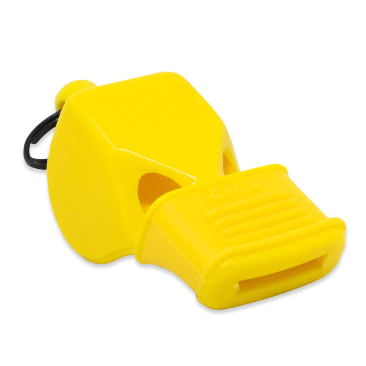 Compact safety whistle designed for loud, clear sound, ideal for sports, coaching, or emergency signaling.