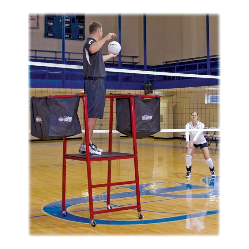 Tandem Sport Training Tower Volleyball Coaching Stand - Alternate View 2