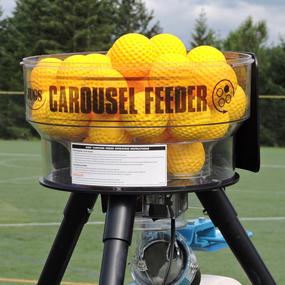 JUGS Carousel Feeder for Pitching Machines - Front View