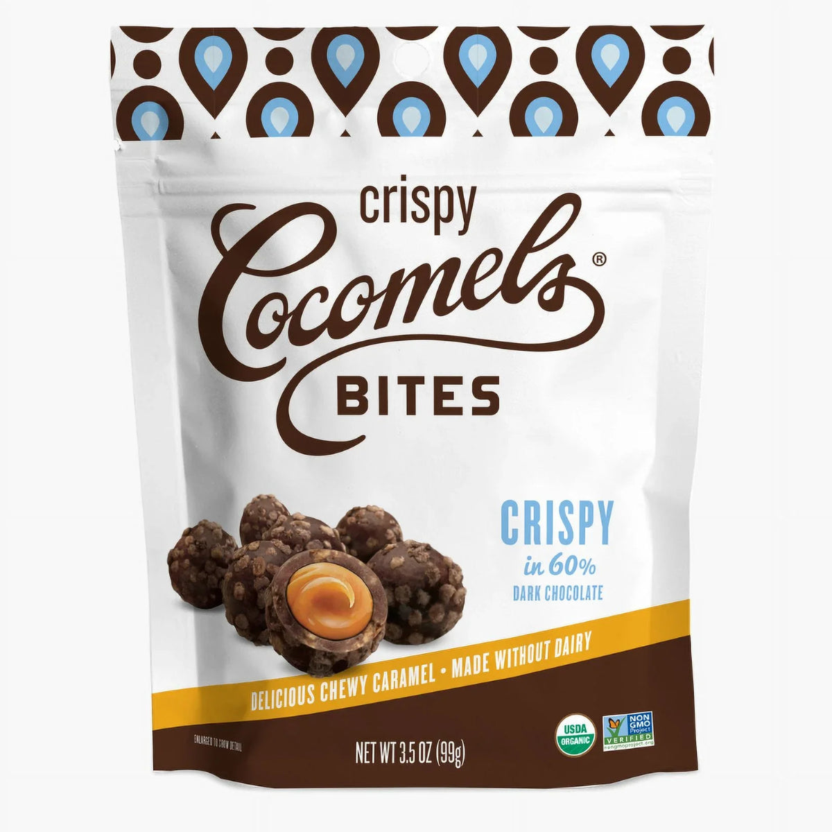 Cocomels Chocolate Caramel Bites, 3.5 oz (Case of 6)