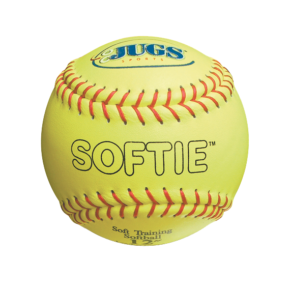JUGS Softie Softballs, Game-Ball Yellow, Dozen - Alternate View 1
