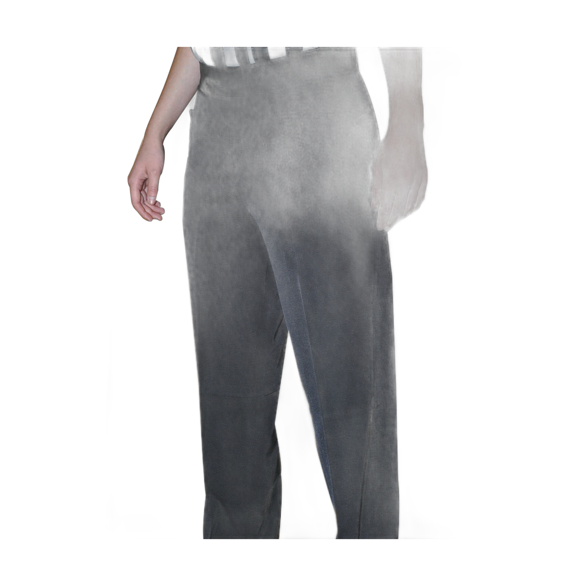 Smitty BKS-282 Womens 4-Way Stretch Flat Front Referee Pants w Western Cut Pockets Basketball Wrestling - western pockets