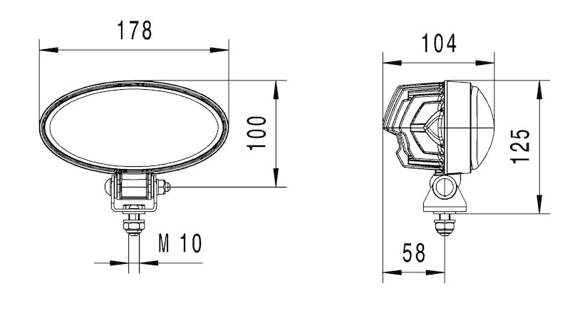 Hella Work Lamp Na 0Gr Md1224 Dt Ov902 1Gb - View 4