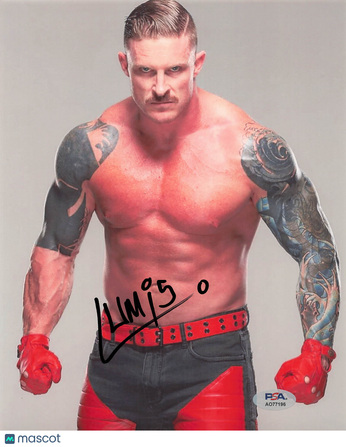 Dexter Lumis Signed Wrestling 8x10 Photo PSA Autographed