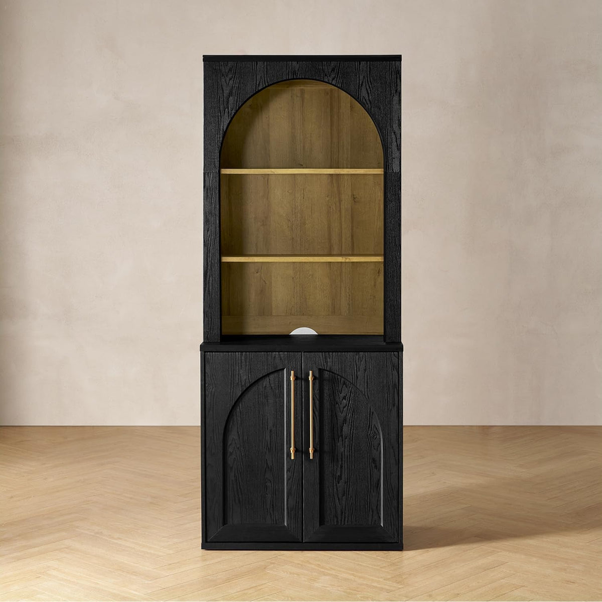 Storage Cabinet with Removable Hutch and Three Drawers - View 15
