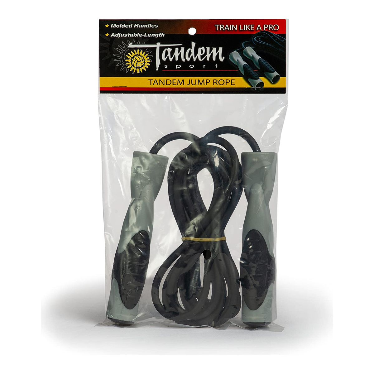 Tandem Sport Adjustable Jump Rope, Black - Alternate View 1