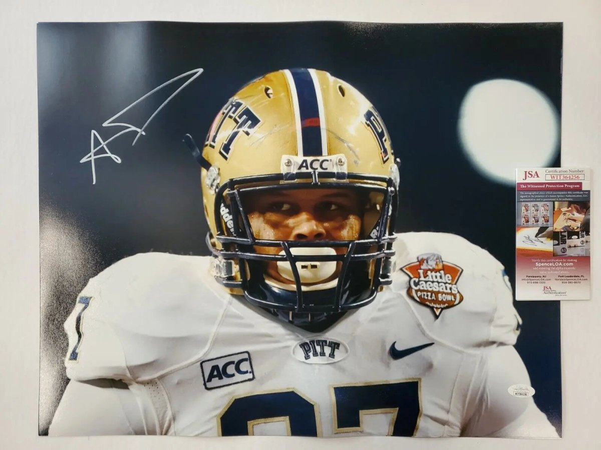 Aaron Donald Autographed Signed Pittsburgh Panthers 16X20 Photo Jsa  Coa