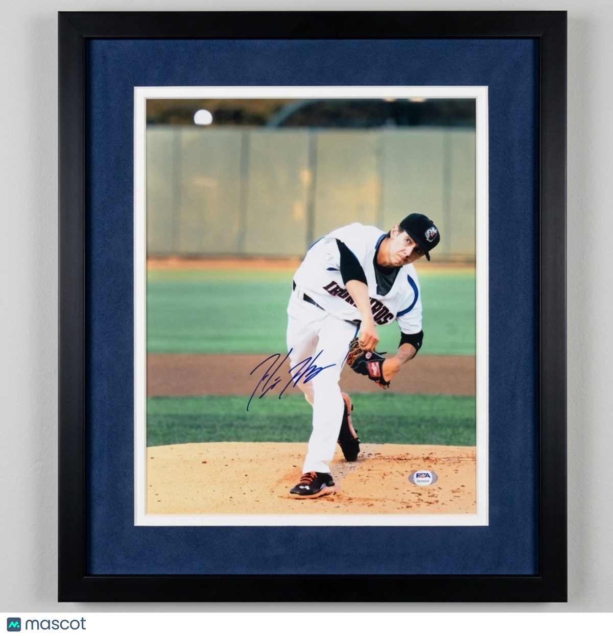 Hunter Harvey Aberdeen IronBirds Signed 11x14 Custom Framed Photo PSA