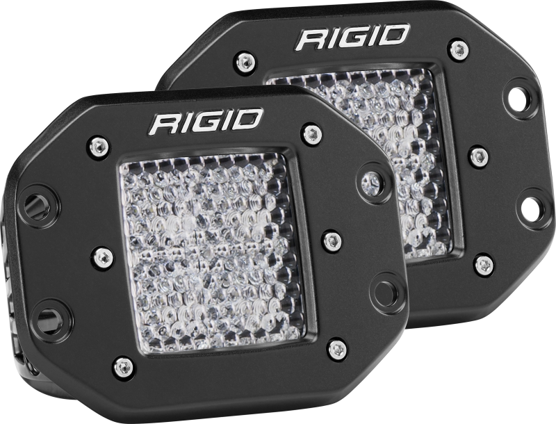 Rigid Industries Dually - Flush Mount - 60 Deg. Lens - Set of 2 - View 2
