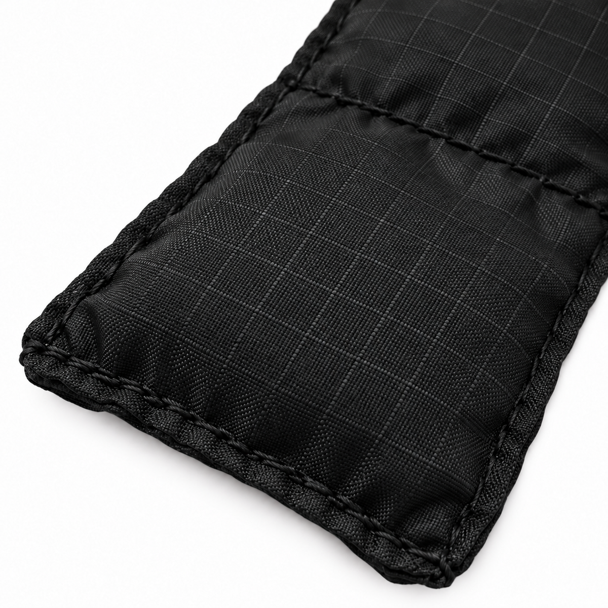 Great Call Athletics Original Football Referee Bean Bag in Black - fabric and stitching close-up