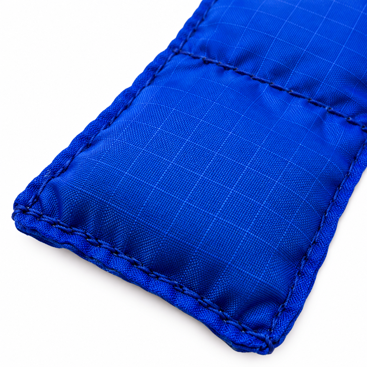 Great Call Athletics Original Football Referee Bean Bag in Royal Blue - fabric and stitching close-up