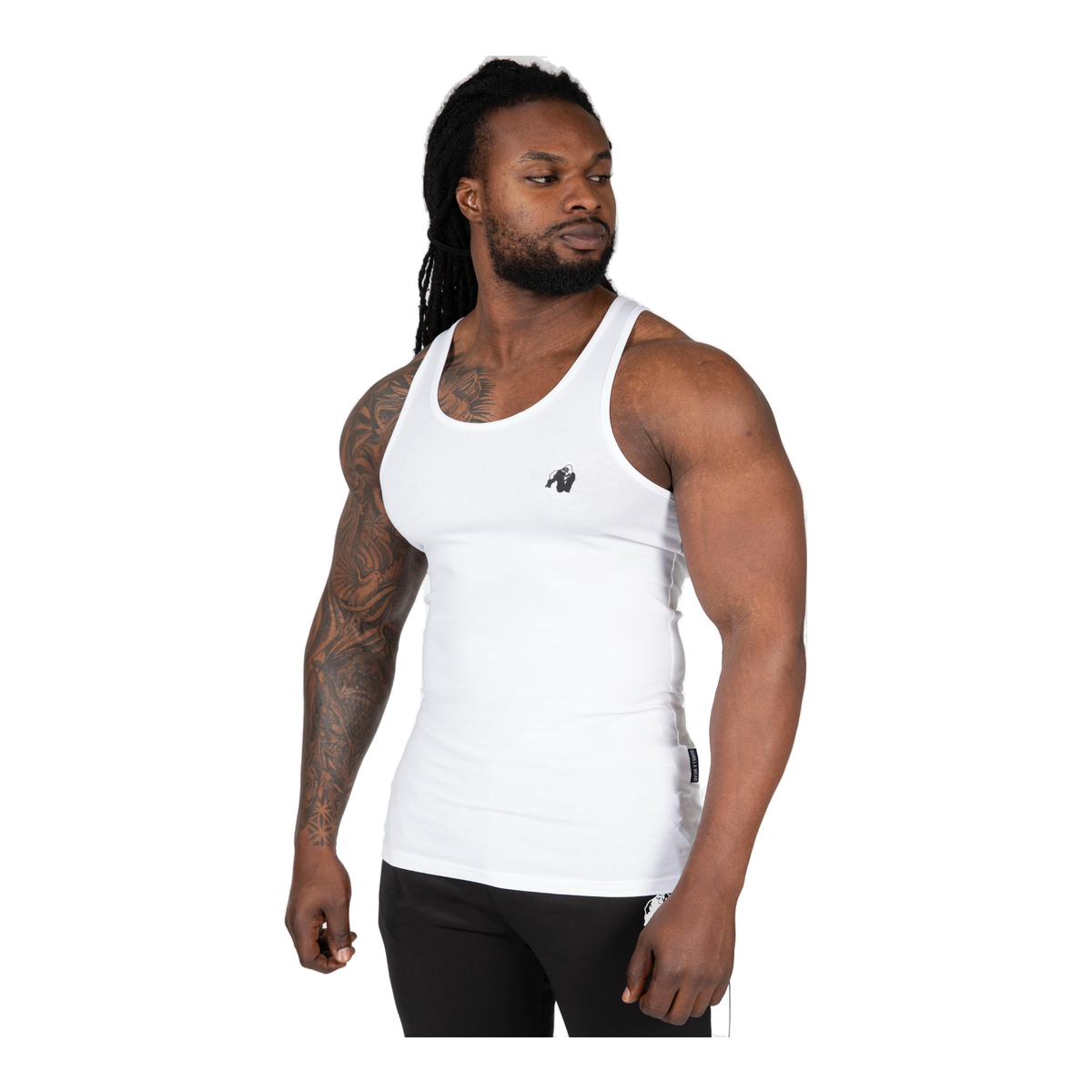 Adams Stretch Tank Top - White product photo