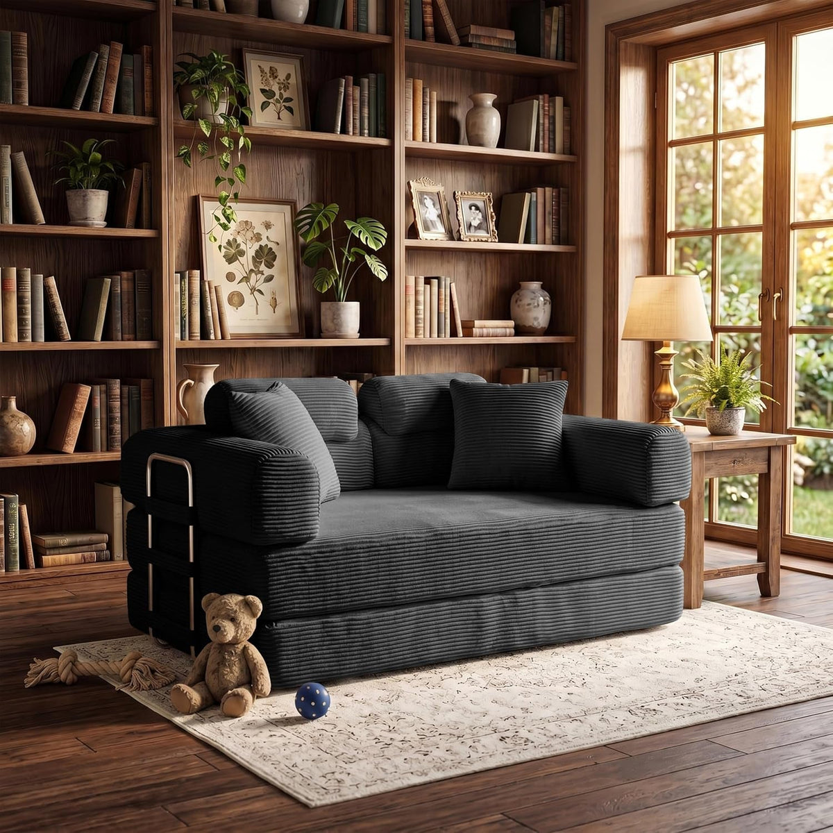 Convertible Loveseat Sofa Bed with Modular Layout - View 20