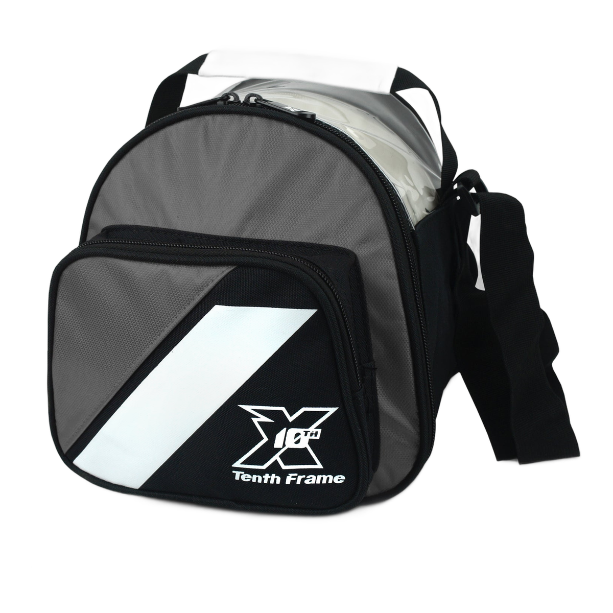 Tenth Frame Deluxe Add-On 1 Ball Bag in Grey - primary view