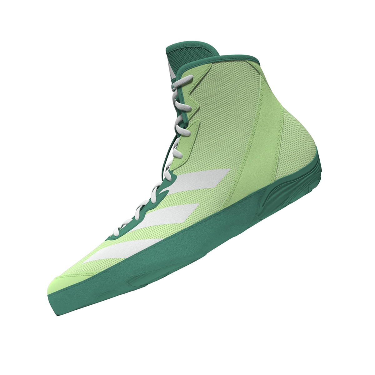 Adidas Adizero Lime/White/Teal Wrestling Shoes