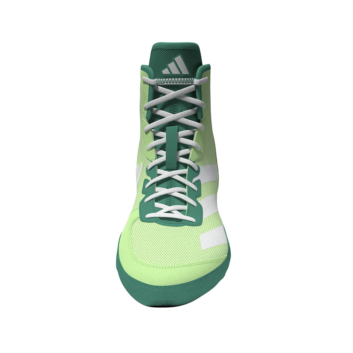 Adidas Adizero Lime/White/Teal Wrestling Shoes