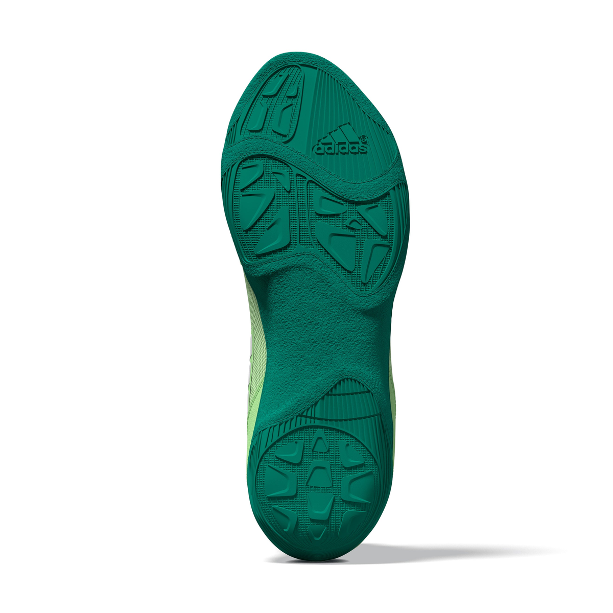 Adidas Adizero Lime/White/Teal Wrestling Shoes