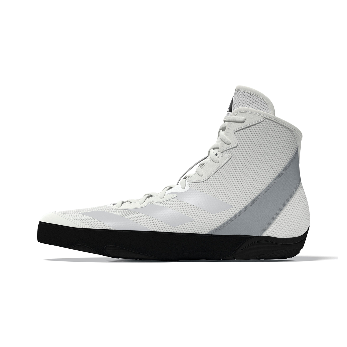 Adidas Adizero White/Silver/Black Wrestling Shoes