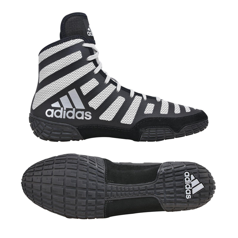 Adidas FW1013 adiZERO Varner Black & Silver Wrestling Shoes