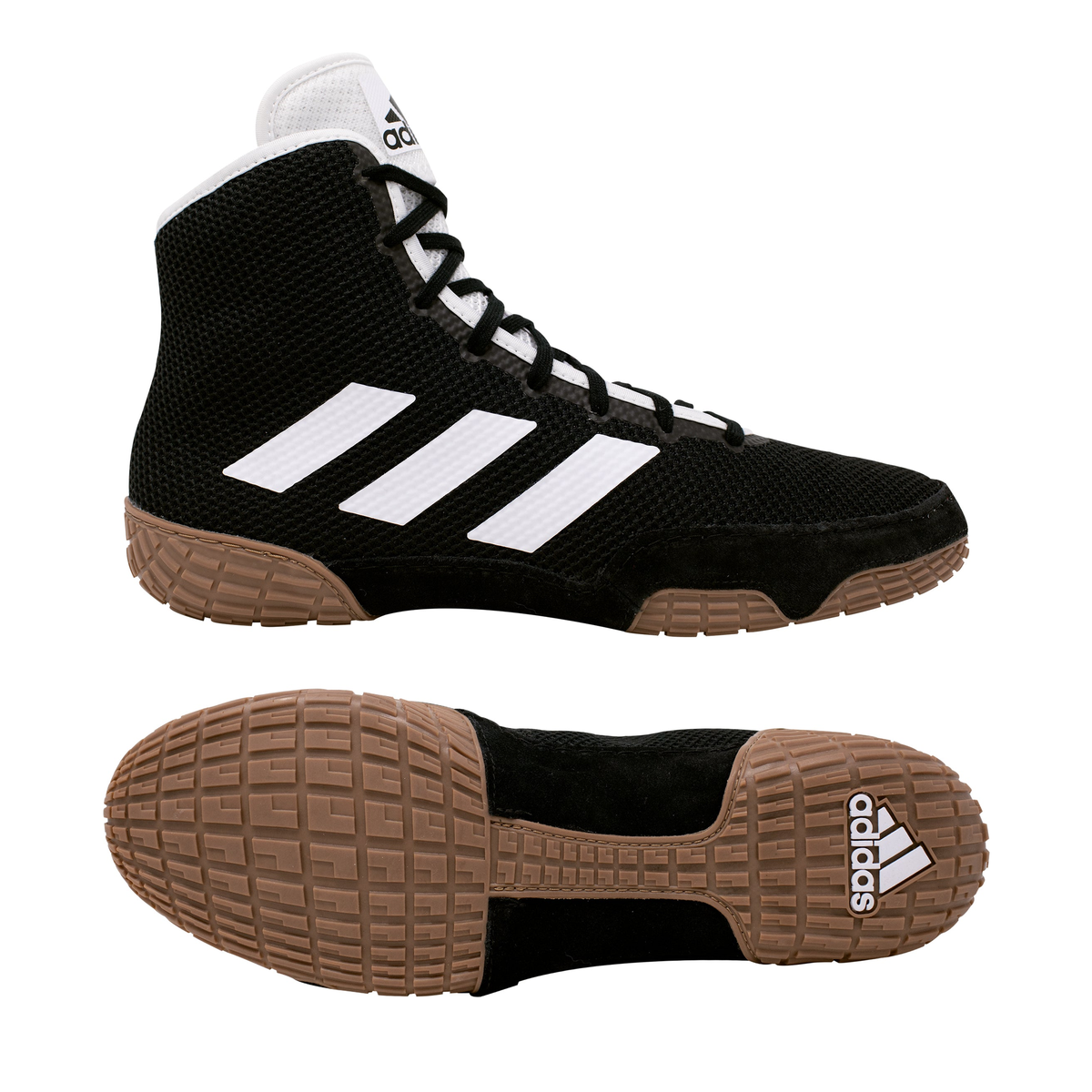 Adidas FZ5388 Tech Fall 2.0 Black/White Wrestling Shoes
