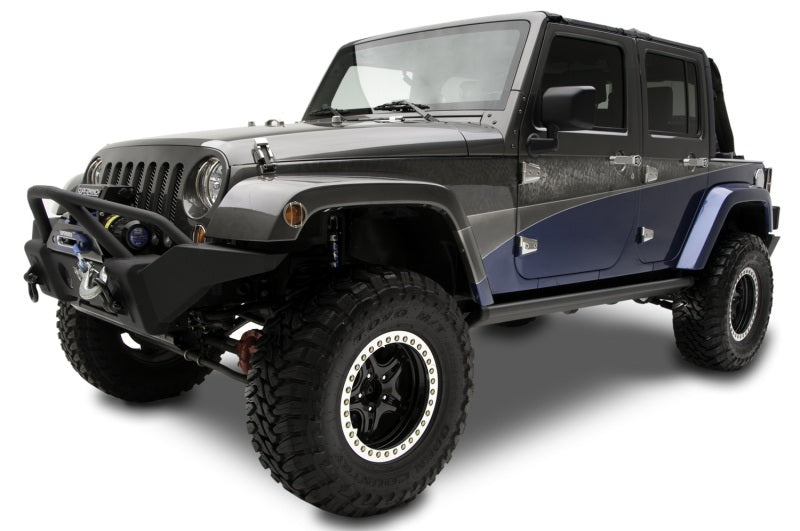 AMP Research 2007-2017 Jeep Wrangler JK 4 Door PowerStep - Black - View 9