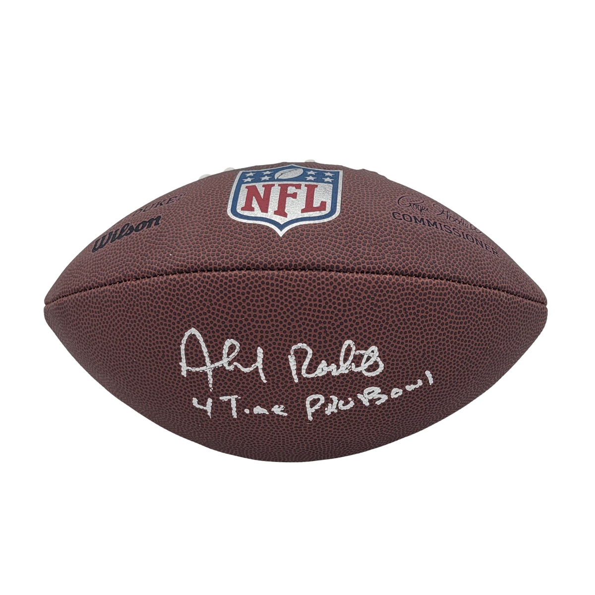 Ahmad Rashad Signed Minnesota Vikings Duke Replica Football | Beckett Witnessed