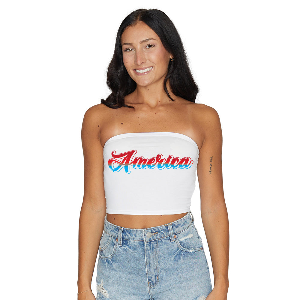America Gradient Tube Top