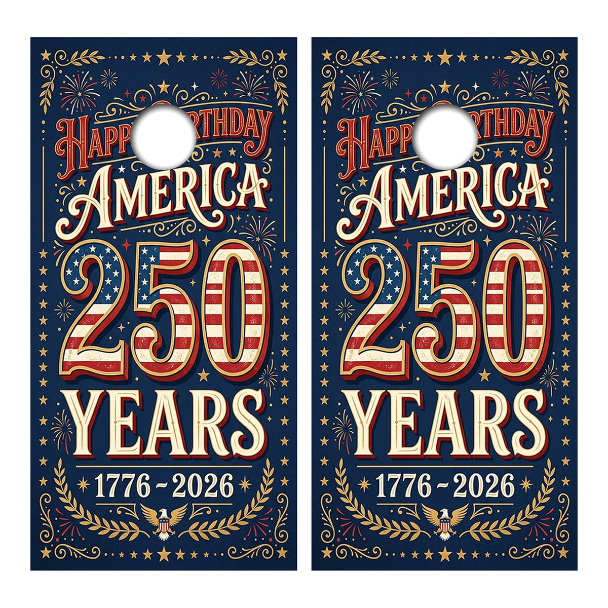 Americas 250 Anniversary Cornhole Design - Corn5033 - Great Call Athletics