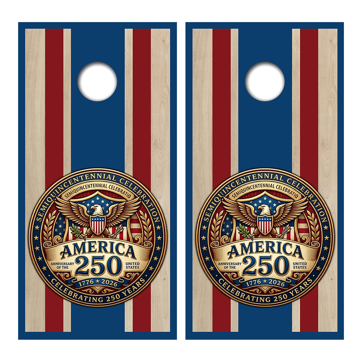 Americas 250 Anniversary Cornhole Design - Corn5031 - Great Call Athletics