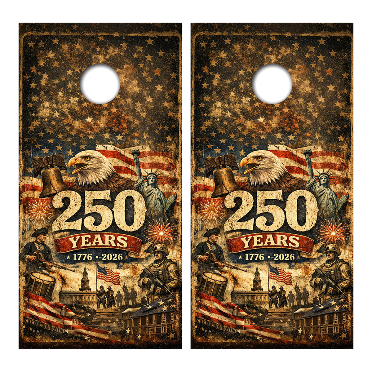 Americas 250 Anniversary Cornhole Design - Corn5032 - Great Call Athletics