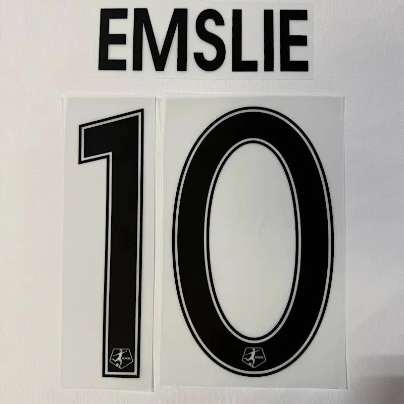 Angel City 2026-Away EMSLIE #10 Official Name Set