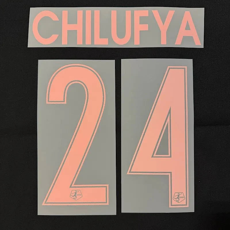 Angel City 2026- Home CHILUFYA #24 Official Name Set