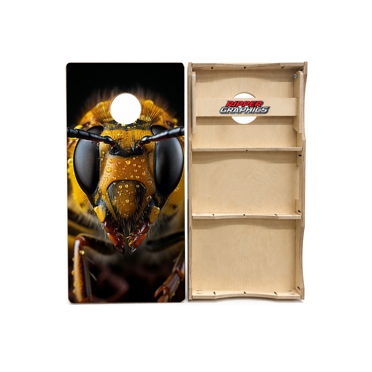 Angry Hornet Cornhole Design product photo