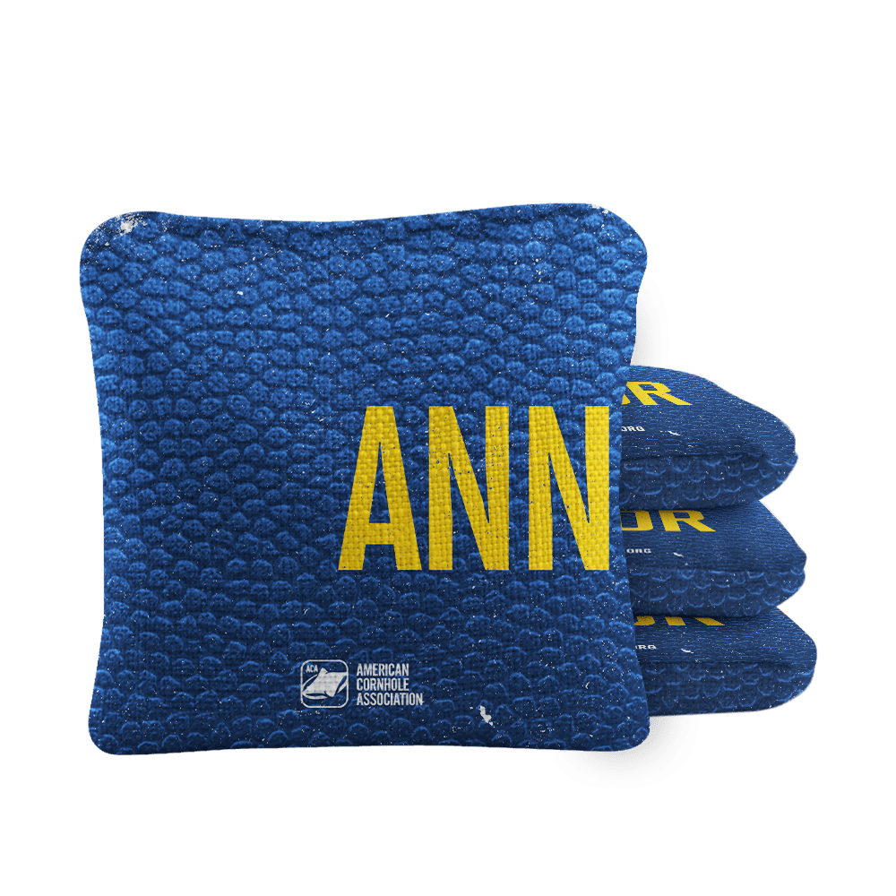 Ann Arbor Campus Gameday Synergy Pro Cornhole Bags