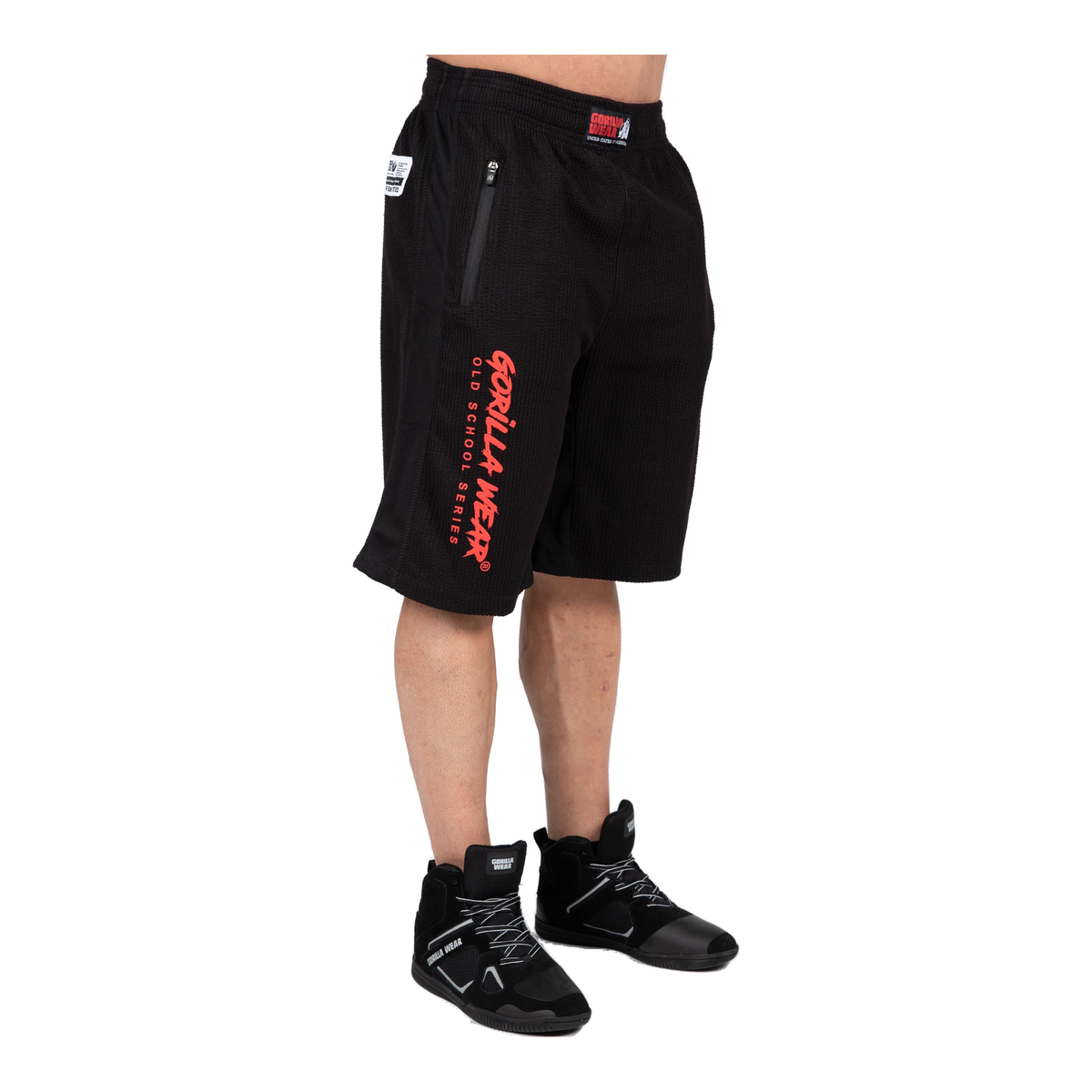 Augustine Old School Shorts - Black/Red product photo