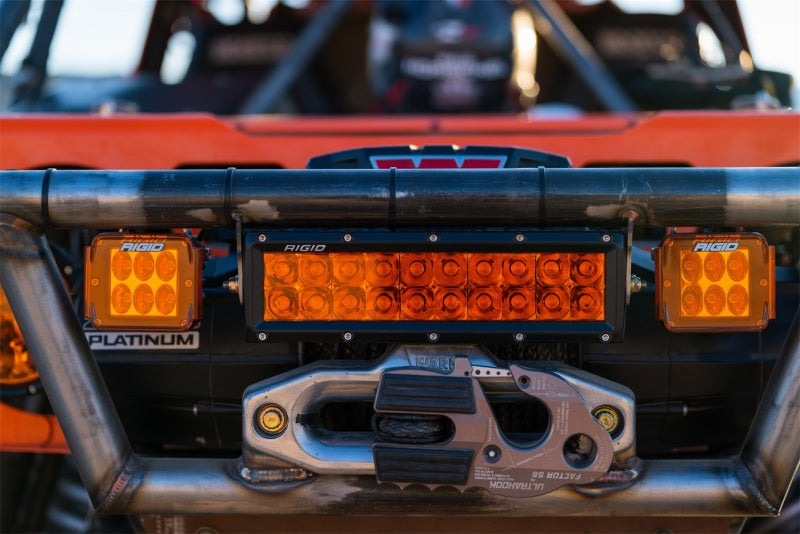 Rigid Industries Protective Polycarbonate Cover - Dually/D2 - Yellow - View 5