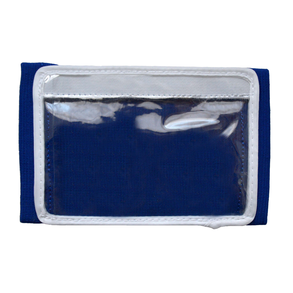 Martin Sports Youth Football Wrist Coach, Three Pocket Trifold in Royal - Front View