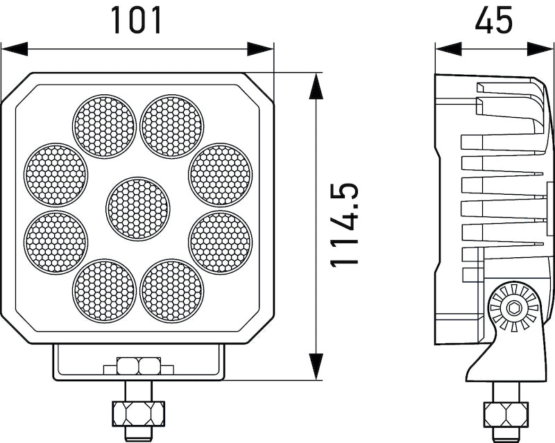 Hella ValueFit LED Work Light TS3000 LED MV CR LT - View 7