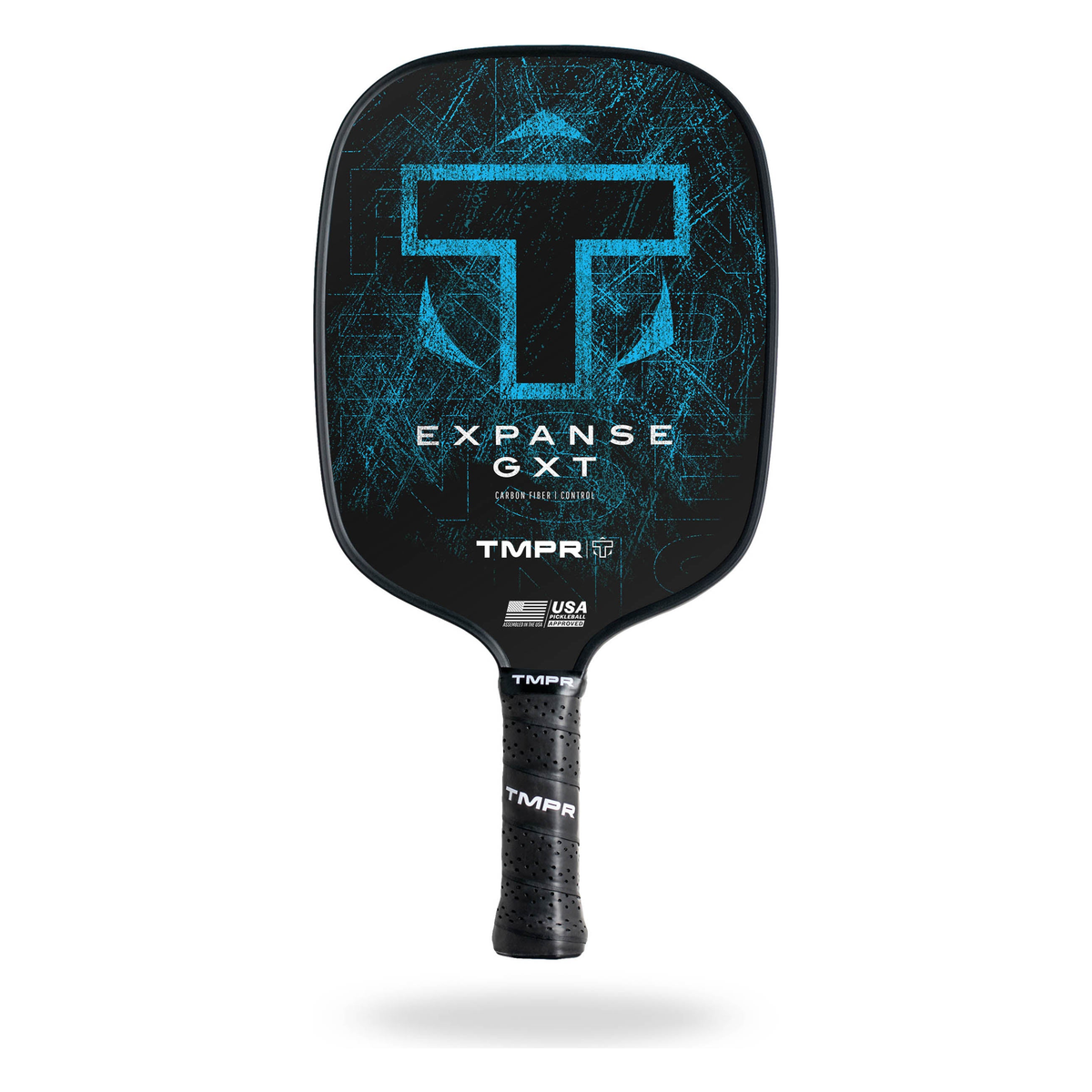 TMPR Expanse GXT Pickleball Paddle in Blue - Front View
