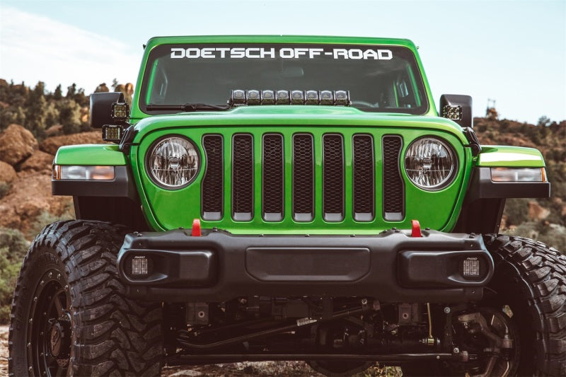 Rigid Industries 2018 Jeep JL - Hood Mount Kit - Mounts 20in Adapt Series - View 5