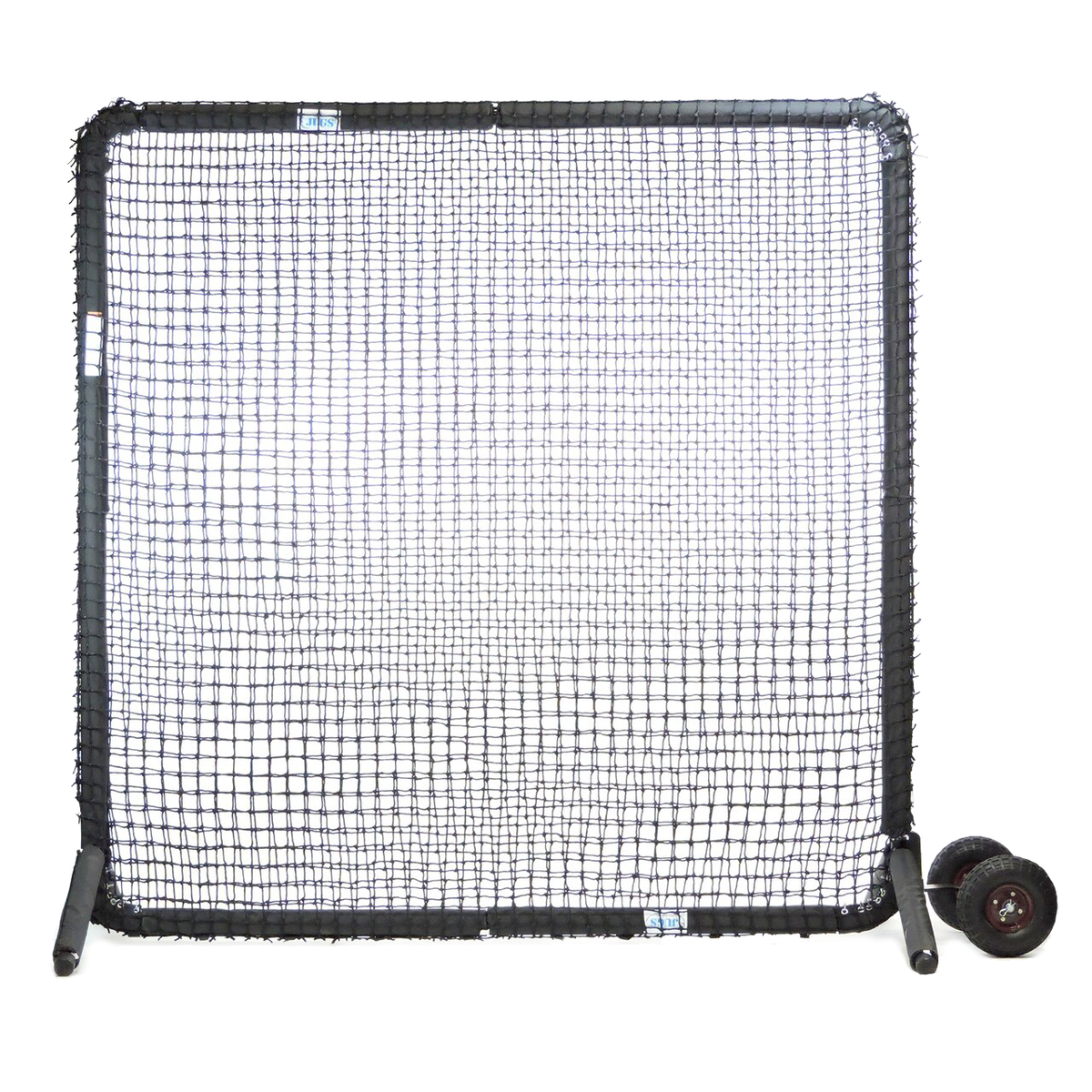 JUGS Protector Series Square Baseman Screen with Wheel Kit - Front View