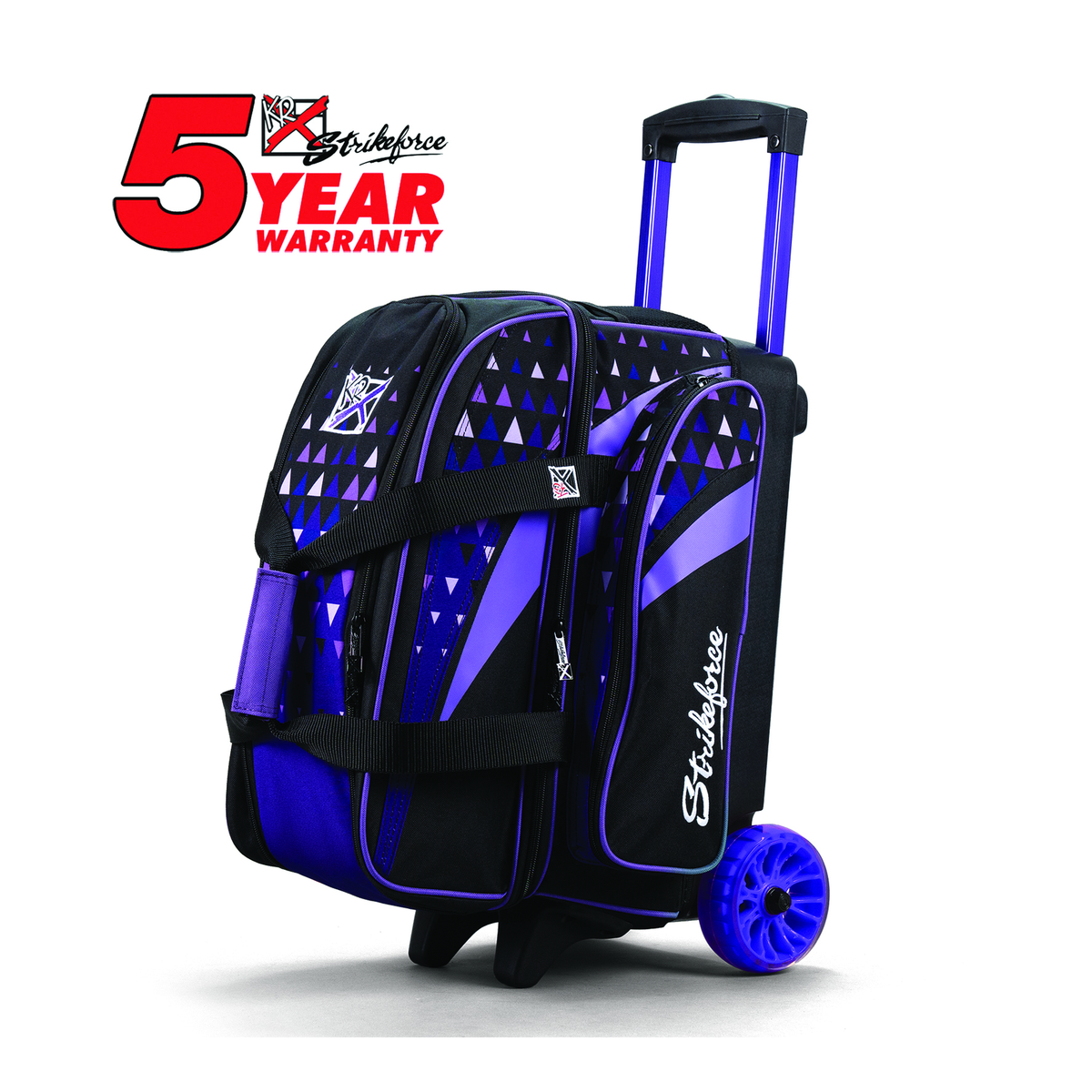 KR Strikeforce Cruiser Arrow Double Roller Bowling Bag - product view 2