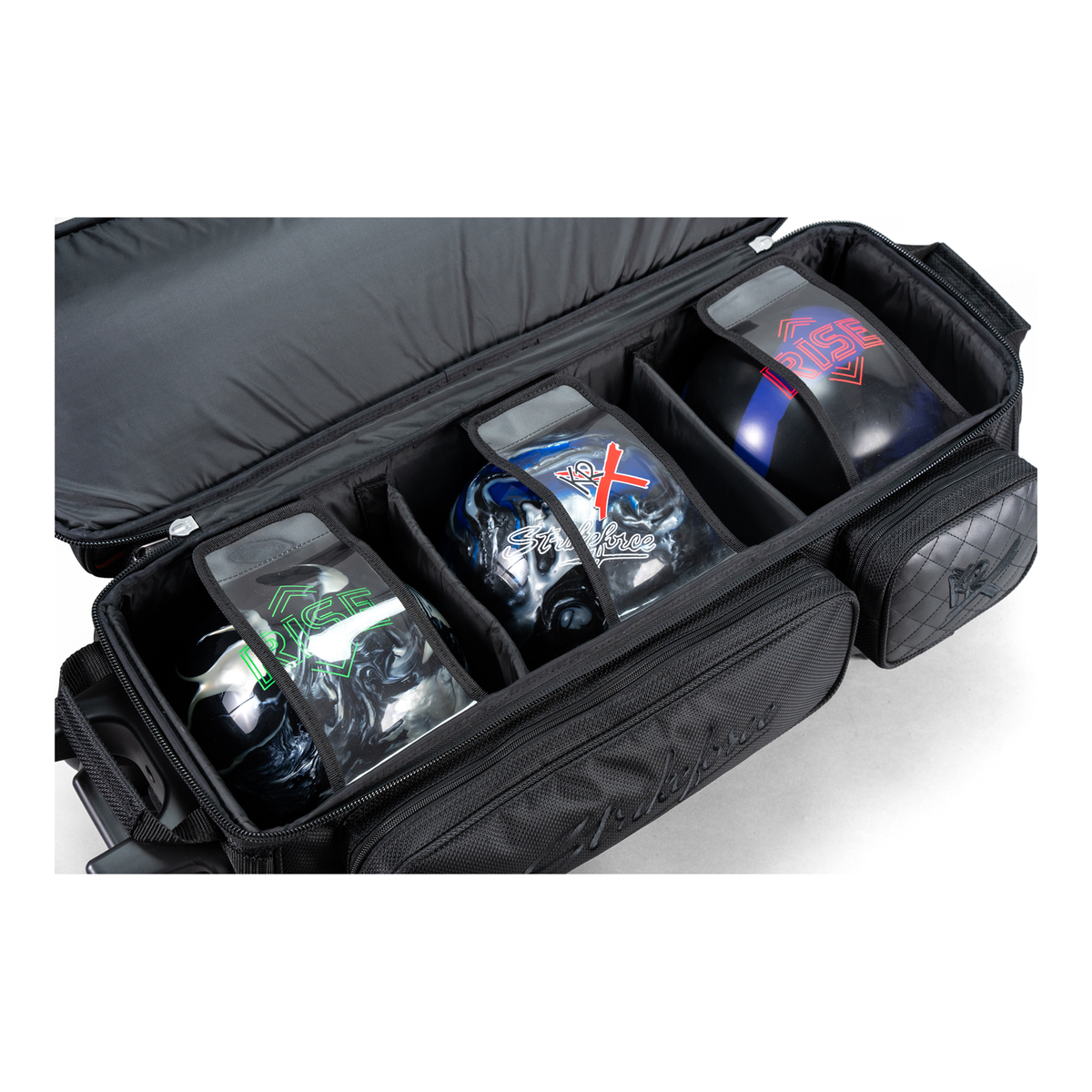 KR Strikeforce Diamond Dually Triple Roller Bowling Bag - product view 5