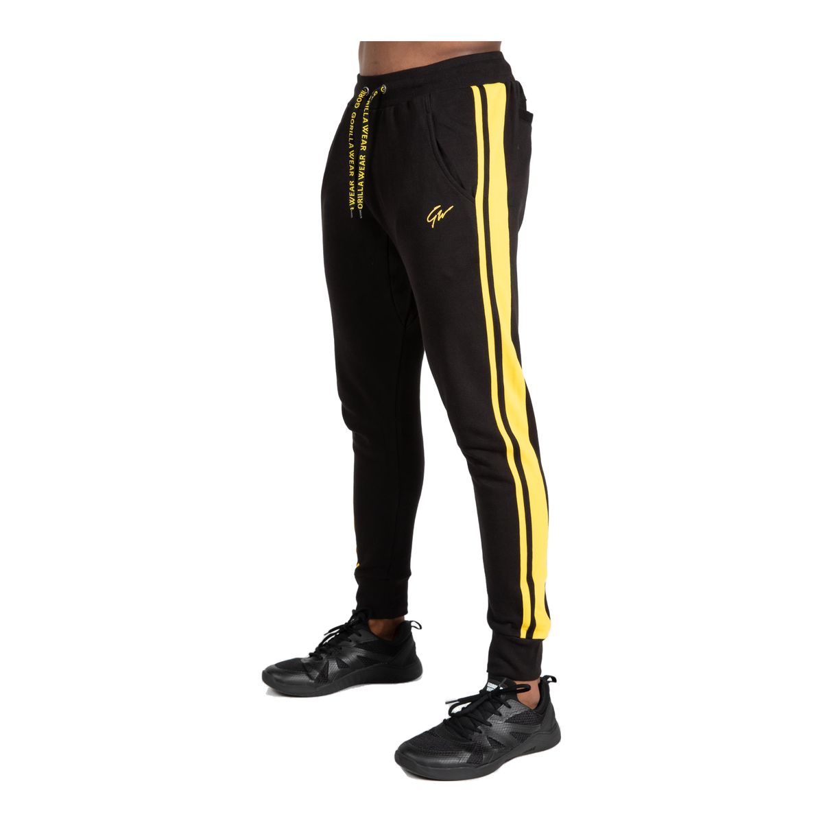 Banks Sweatpants - Black/Yellow product photo
