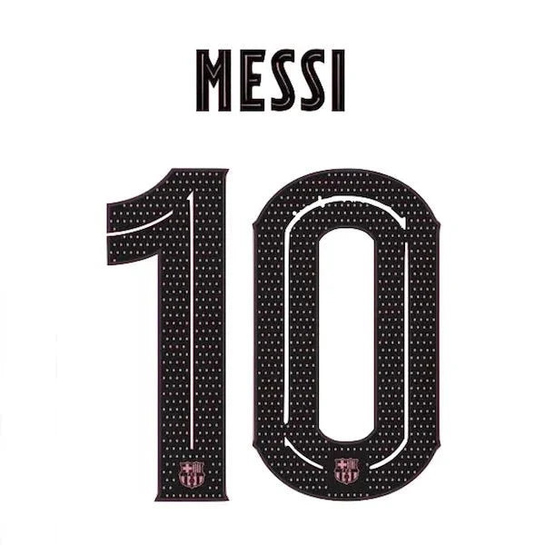 Barcelona 2020/21 Third Messi #10 Youth Jersey Name Set