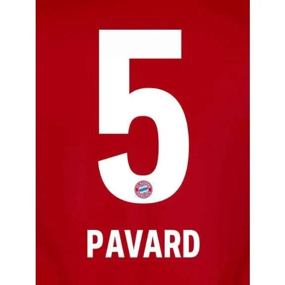 Bayern Munich 2019/21 Home Pavard #5 Jersey Name Set