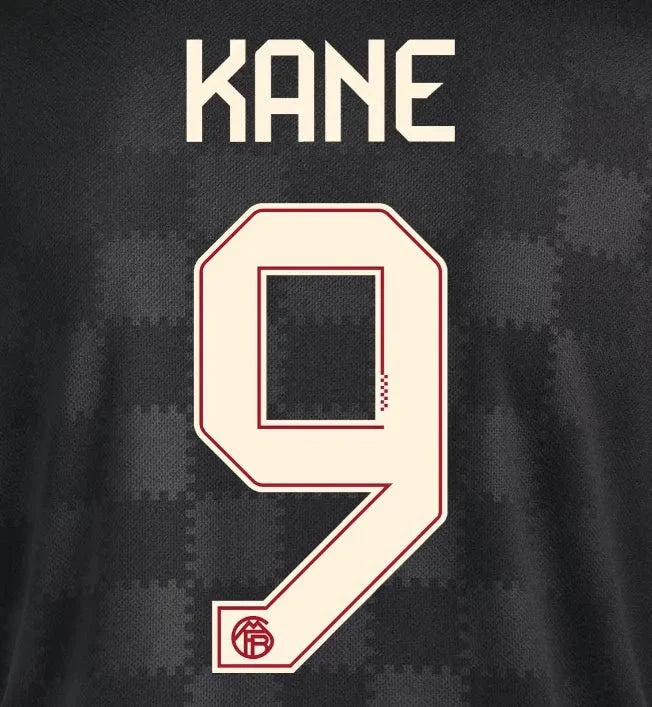 Bayern Munich 2025/26 Third KANE #9 Official Name Set (CL Version)